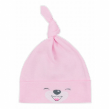 Bobas Fashion Baba pamut sapka Bobas Fashion Lucky rózsaszín babasapka, sál