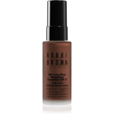 Bobbi Brown Mini Skin Long-Wear Weightless Foundation hosszan tartó make-up SPF 15 árnyalat Neutral Chestnut 13 ml smink alapozó
