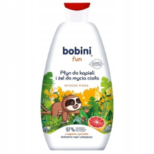 Bobini Fun Citrus illatú fürdő és testápoló gél, 500ml babafürdető, babasampon