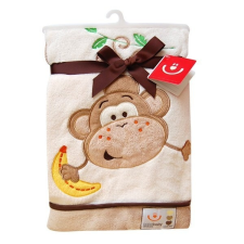 BoboBaby mikroszálas takaró - ecrü / majom babaágynemű, babapléd