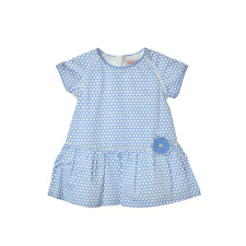 boboli Boboli kék, pöttyös bébi lány ruha – 86 lányka ruha