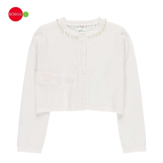 boboli Csinos gyöngyös kötött strasszos kardigán 13-14 év (158-164 cm)
