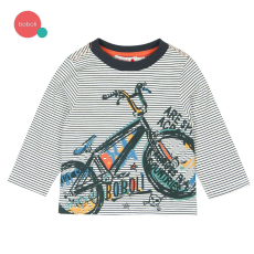 boboli póló biciklis csíkos 18-24 hó (92 cm)