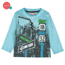 boboli póló kék City 12-18 hó (86 cm) gyerek póló