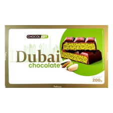 Boci Chocolart Dubai Tejcsokoládé Pisztáciás Kadayif Tésztás Töltelékkel 200g csokoládé és édesség