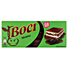  Boci Tiramisu ízű krémmel töltött étcsokoládé ostyadarabokkal 85g csokoládé és édesség