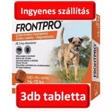 Boehringer Ingelheim FRONTPRO® rágótabletta kutyáknak (&gt;4–10 kg) 28,3 mg; 3db tabletta , A fotó illusztráció élősködő elleni készítmény kutyáknak