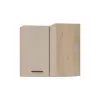 Bog-fran PATI Felső sarokszekrény 60cm 1 harmonikás ajtóval Kasmír Fronttal