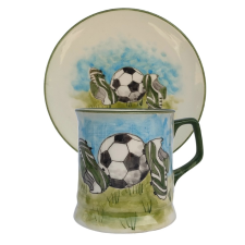 BögeManufaktúra Focis bögre és reggeliző tányér tányér és evőeszköz