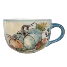 BögeManufaktúra Kék Tökös jumbó bögre bögrék, csészék