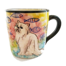 BögeManufaktúra Perzsa cica bögre ajándéktárgy