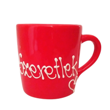 BögeManufaktúra Szertlek szív bögre bögrék, csészék