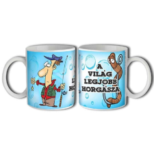 Bögre 300ml, A világ legjobb horgásza New B049 bögrék, csészék