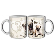 Bögre 300ml, kutyás Mops New B399 bögrék, csészék