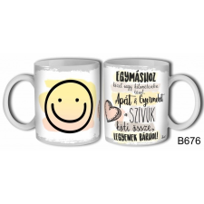  Bögre, Apát és gyermekét a szívük köti össze ajándéktárgy