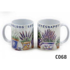 Bögre Boldog Születésnapot /Levendulás bögrék, csészék