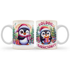  Bögre karácsonyra, Pingvin és az ajándéka bögrék, csészék