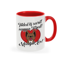  Bögre - Ki szeret a legjobban kutya bögrék, csészék