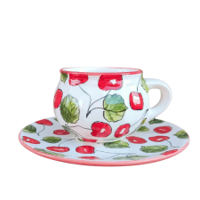 Bögre Manufaktúra Cseresznyés csupor és reggeliző tányér bögrék, csészék