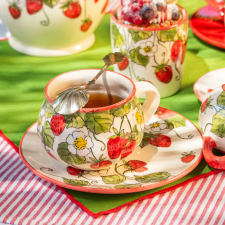 Bögre Manufaktúra Epres csupor és reggeliző tányér bögrék, csészék