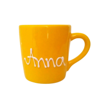 Bögre Manufaktúra Feliratos neves Szív Bögre sárga bögrék, csészék