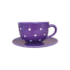 Bögre Manufaktúra Jumbo bögre és reggeliző tányér lila bögrék, csészék