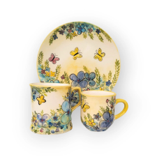 Bögre Manufaktúra Kékek reggeliző szett bögrék, csészék