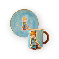 Bögre Manufaktúra Kisfiú reggeliző tányér és bögre bögrék, csészék