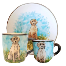 Bögre Manufaktúra Labrador reggeliző készlet bögrék, csészék