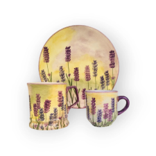 Bögre Manufaktúra Levendulás reggeliző szett bögrék, csészék