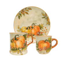 Bögre Manufaktúra Narancs tökös reggeliző szett bögrék, csészék