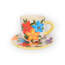 Bögre Manufaktúra Nebáncsvirág kávés bögre és kistányér bögrék, csészék