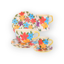 Bögre Manufaktúra Nebáncsvirág reggeliző nagy szett bögrék, csészék