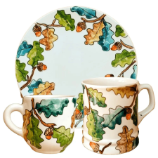 Bögre Manufaktúra Őszi makkos reggeliző szett bögrék, csészék