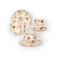 Bögre Manufaktúra Pille virág reggeliző nagy szett bögrék, csészék