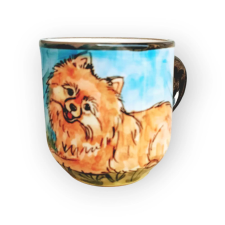 Bögre Manufaktúra Pomerániai törpespicc kávés bögre bögrék, csészék