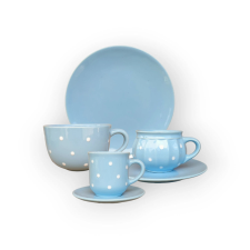 Bögre Manufaktúra Reggeliző nagy szett pasztell kék bögrék, csészék