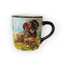 Bögre Manufaktúra Tacskó drótszőrű kutyás bögre bögrék, csészék