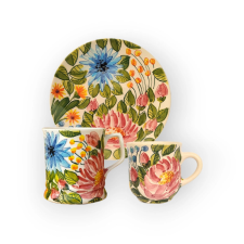 Bögre Manufaktúra Virágos bögre reggeliző szett FL002 - mezei virágok bögrék, csészék