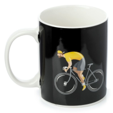 Bögre, Porcelán - Fekete - Biciklis bögrék, csészék