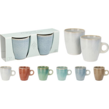  BÖGRE STONEWARE 2DB-OS 220ML 6F. bögrék, csészék