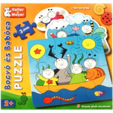  Bogyó és Babóca 2-4-6 darabos puzzle puzzle, kirakós