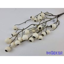  Bogyós ág 66cm - Krém dekorációs kellék