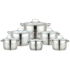 Bohmann 12 Részes Inox Edénykészlet edény
