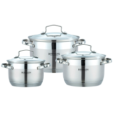 Bohmann BH 1903, 6 Részes Inox Edénykészlet edény