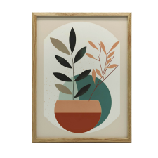  BOHO fali plakát növényzet 30x40 cm KERET NÉLKÜL MATT PAPÍR grafika, keretezett kép