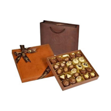 Bolci bőr desszert világos barna - 330g csokoládé és édesség