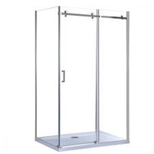  Bold-in 80x120 cm aszimmetrikus zuhanykabin zuhanytálca nélkül kád, zuhanykabin