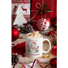  Boldog karácsonyt hóember mintás Bögre bögrék, csészék