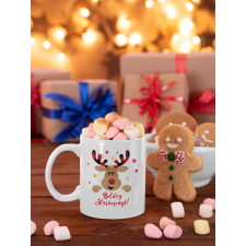  Boldog Karácsonyt szarvasos bögre ajándéktárgy